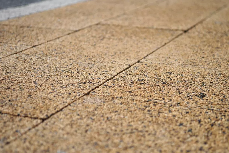 Тротуарная плитка MALTA структурная желтая