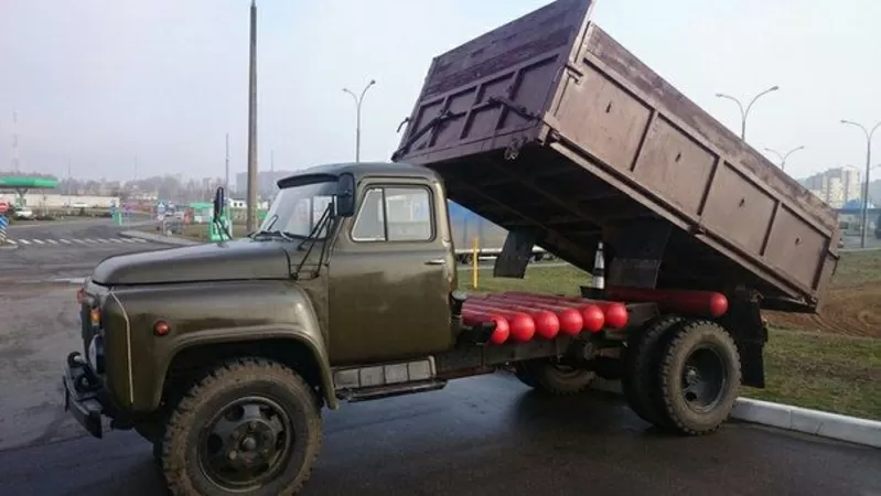 Грузоперевозки ГАЗ-53(самосв., 5т.) Песок,  ПГС,  кирпич,  блоки,  вывоз му