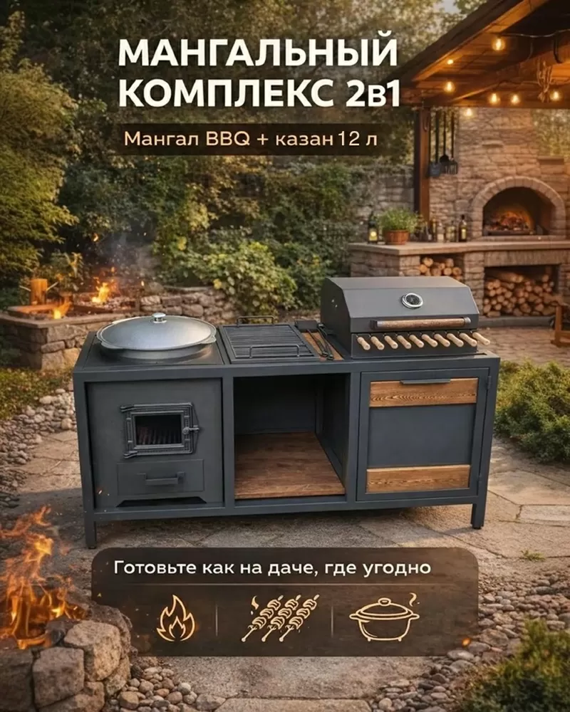 Изготовление мангальных зон 